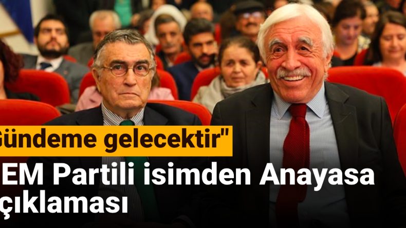 DEM Partisinin Anayasa Üzerine Açıklamaları: “Kesinlikle Türkiye’nin Gündemine Gelecektir”
