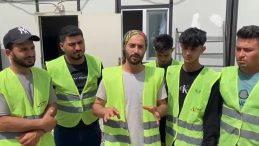 Deprem Bölgesindeki TOKİ İşçileri Eylem Yaptı