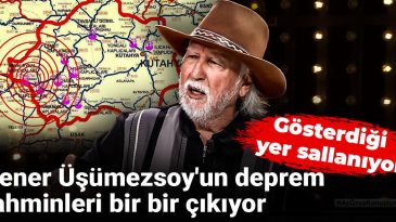 Deprem Uyarıları Gerçekleşiyor: Şener Üşümezsoy’un Tahminleri Doğru Çıkıyor