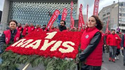 DİSK’ten Taksim Anıtı’na 1 Mayıs çelengi: Bu barikatlar iktidarın zihniyetini yansıtıyor