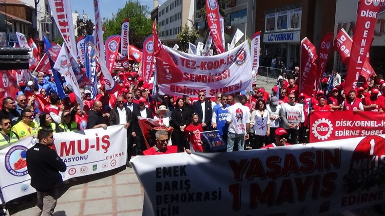 Edirne’de 1 Mayıs Etkinlikleri: Ekrem Başkan’a Selam Olsun