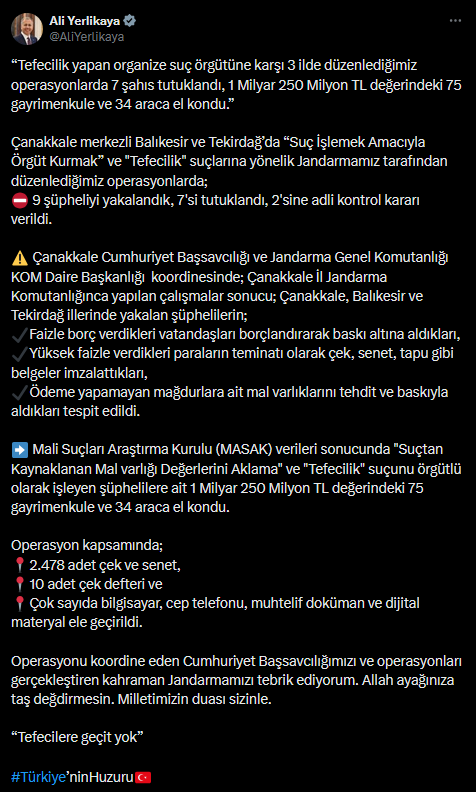 Operasyon detayları