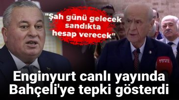 Enginyurt, Canlı Yayında Bahçeli’ye Tepki Gösterdi: O Şah Gün Gelecek Sandıkta Hesap Verecek