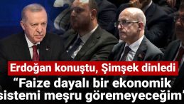 Erdoğan konuştu, Şimşek dinledi: Faize dayalı bir ekonomik sistemi meşru göremeyeceğim
