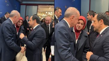 Erdoğan Tiran’da GKRY Cumhurbaşkanıyla Buluştu