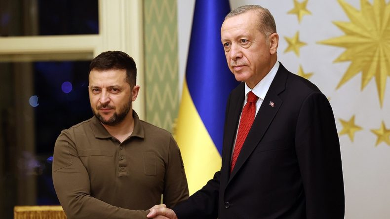 Erdoğan, Zelenskiy ile Görüştü