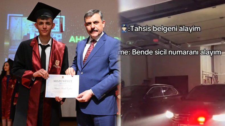 Erzurum Valisi’nin Oğlu Çakarlı Araç Paylaşıp Polise Gözdağı Verdi