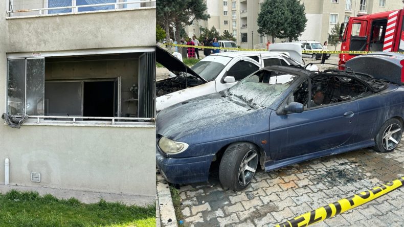 Eşi Karakola Şikayete Gitti, Evi ve Arabaları Yaktı