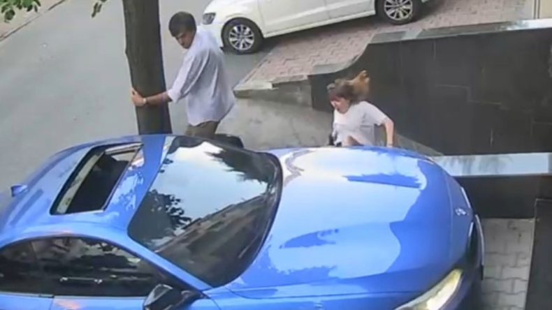 Eski Eşini Otomobille Ezmek İstedi