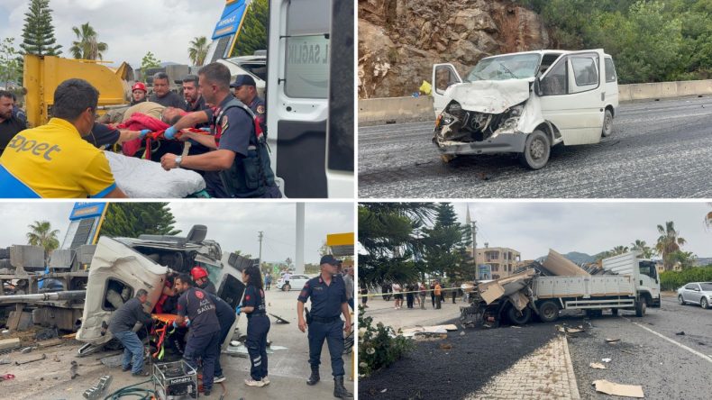 Freni Boşalan Zift Yüklü Kamyon Tasarım Faciaya Neden Oldu