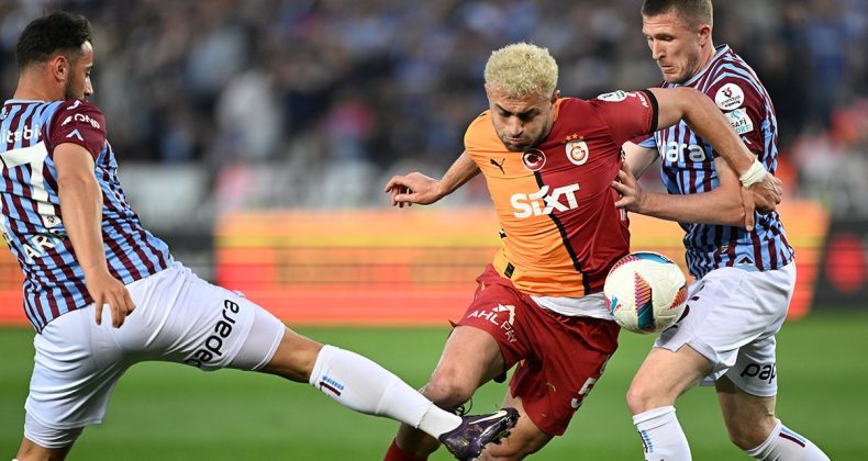Galatasaray Trabzon’da galip: 1 puan kaldı