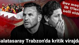 Galatasaray Trabzon’da kritik virajda: Dev maçın ilk 11’leri belli oldu
