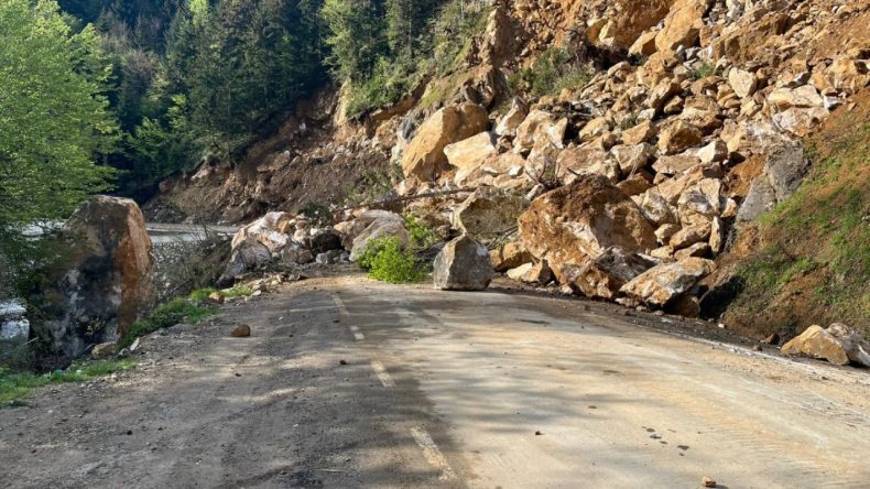 Giresun’da Heyelan Olayı
