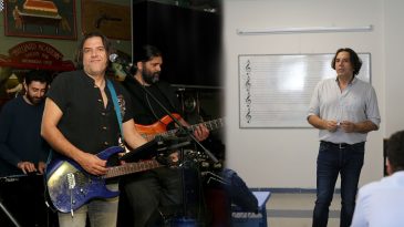 Gündüz Akademisyen, Gece Rock Müzisyeni