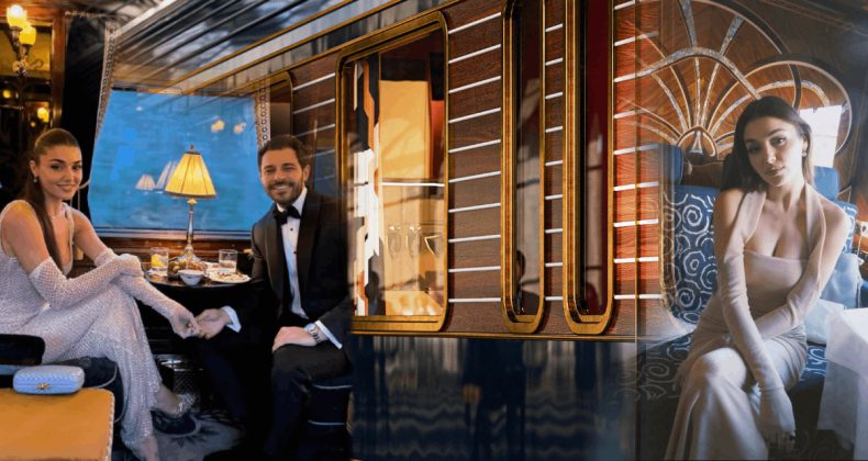 Hande Erçel ve Hakan Sabancı’nın Lüks Tren Seyahati