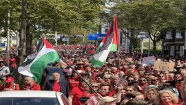 Hollanda’da İsrail ile Süren Silah Ticareti Protesto Edildi