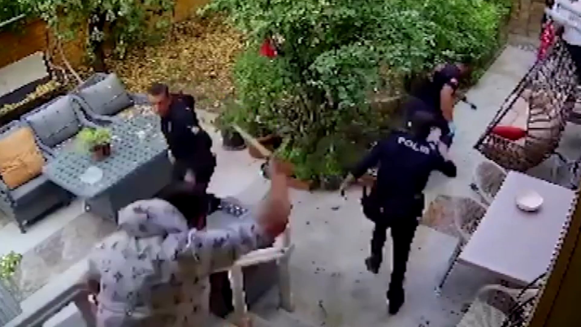 Olay anından bir görüntü