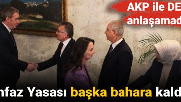 İnfaz Yasası Ertelendi: AKP ile DEM Parti Anlaşamadı