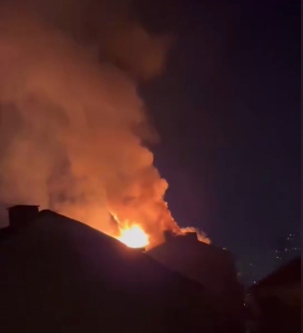 Küçükçekmece yangın anı