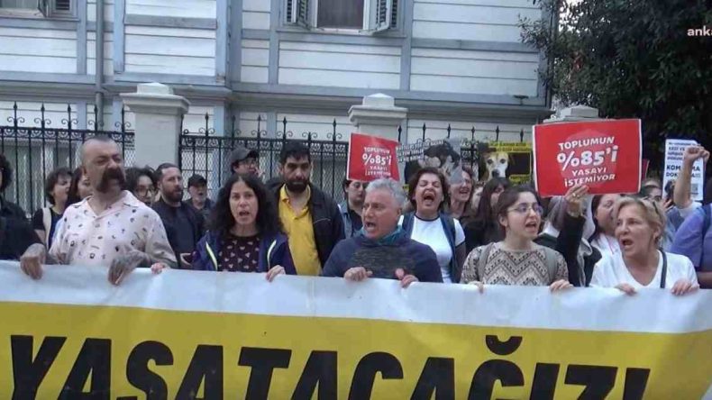İstanbul’da AYM Kararına Protesto!