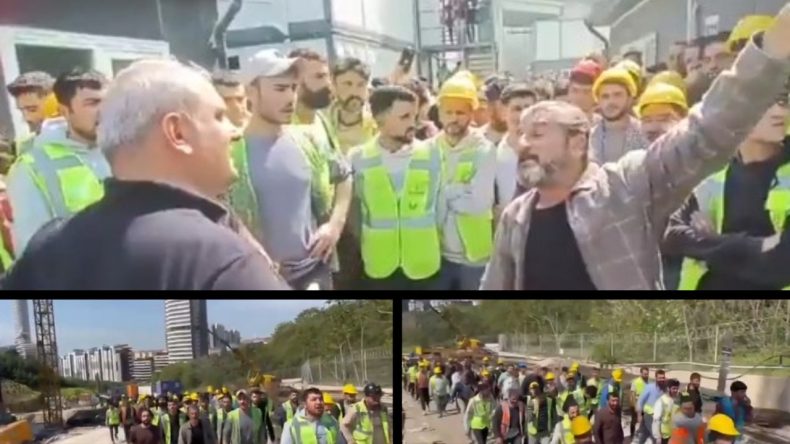 İstanbul’daki İşçiler Su ve Temiz Yemek Hakkı İçin Yürüdü