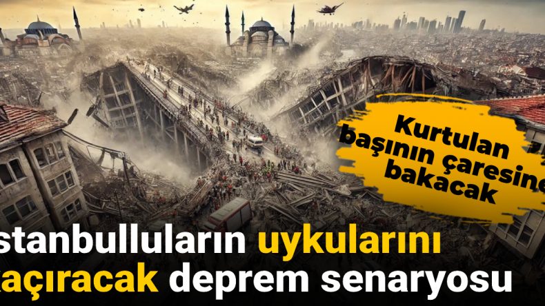İstanbulluların Uykularını Kaçıracak Deprem Senaryosu: Kurtulan Başının Çaresine Bakacak