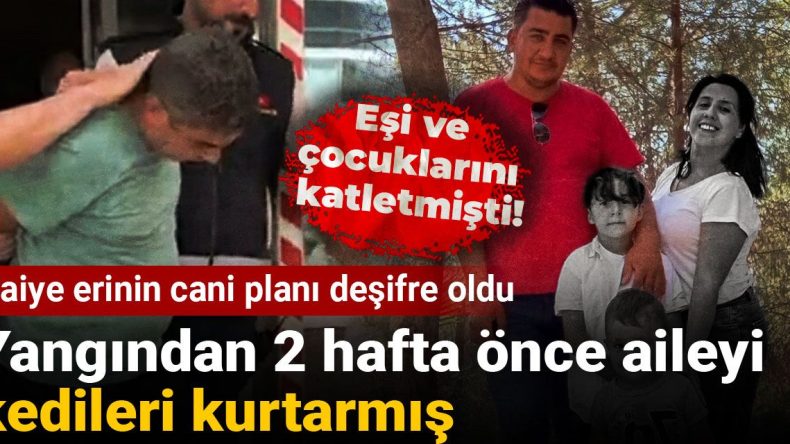 İtfaiye erinin planı ortaya çıktı: Yangından 2 hafta önce kediler aileyi kurtardı