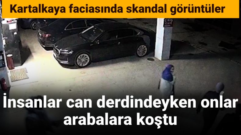 Kartalkaya Yangınındaki Skandal Anlar: İnsanlar Kurtulmaya Çalışırken Onlar Araçlarına Yöneldi