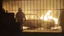 Kavga Ettiği Eşinin Ağabeyinin Arabasını Yaktı
