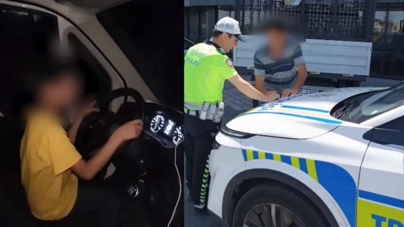 Kayseri’de 10 Yaşındaki Oğluna Araç Kullandıran Babaya 21 Bin TL Ceza