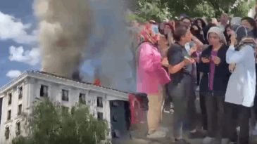 Kız Öğrenci Yurdunda Yangın Çıktı