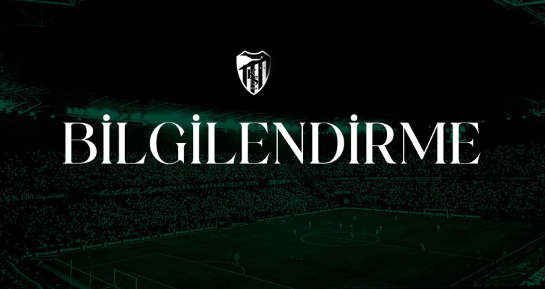 Kocaelispor’dan Beklenen Açıklama Geldi
