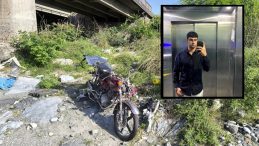 Köprüden Uçan Motosikletli Genç Hayatını Kaybetti