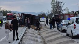 Korkunç Kaza: Kamyon Devrildi, Onlarca Koyun Hayatını Kaybetti