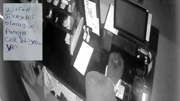 ‘Lütfen şikayetçi olmayın, paraya ihtiyacım var’ yazılı not bırakmıştı: Yakalandı