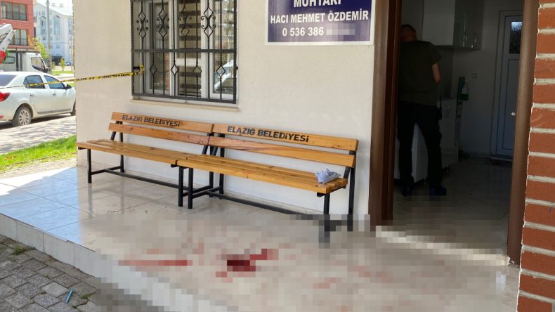 Mahalle Muhtarına Makamında Silahlı Saldırı