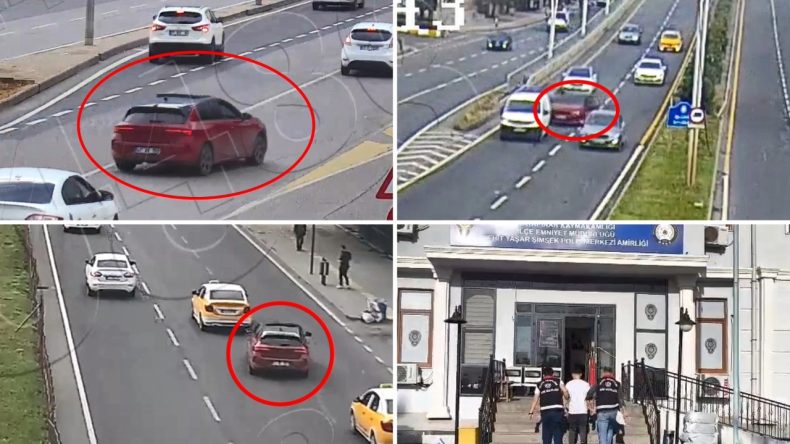 Makas Atan Sürücü, 9 Yıldır Ehliyetsiz Yakalandı
