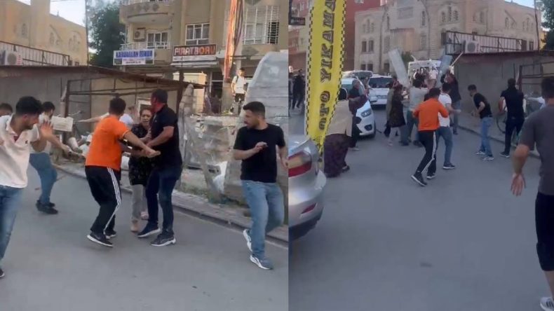 Mardin’de Taşlı ve Sopalı Kavga
