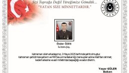 Mayına Basan Asker Şehit Oldu