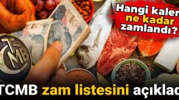 Merkez Bankası Zam Listesini Duyurdu: Hangi Kalemlere Ne Kadar Zam Yapıldı?