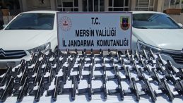 Mersin’de 70 Ruhsatsız Tabanca Ele Geçirildi