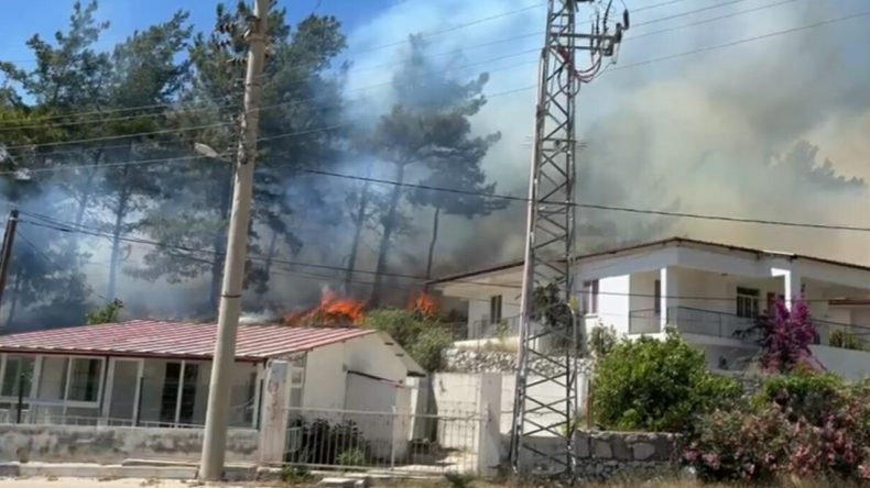 Muğla’da Orman Yangını