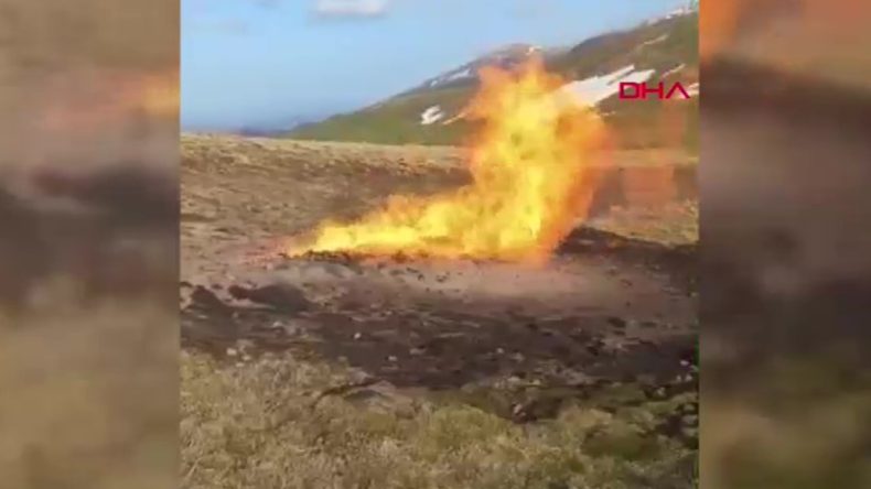Ordu-Giresun Doğal Gaz Hattına Yıldırım Düştü!