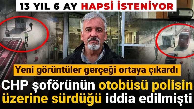 Otobüsü polisin üzerine sürdüğü iddia edilmişti: Yeni görüntüler gerçeği ortaya çıkardı