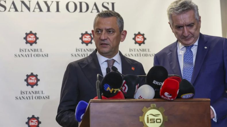 Özgür Özel’den İSO ziyareti: Sokakta yürüyemeyenlerden değiliz