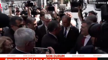 Özgür Özel’den TÜSİAD’a ziyaret! Orhan Turan karşıladı