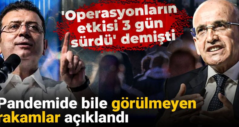 Pandemide Görülmeyen Rakamlar Açıklandı: Mehmet Şimşek ‘Operasyonların Etkisi 3 Gün Sürdü’ Dedi