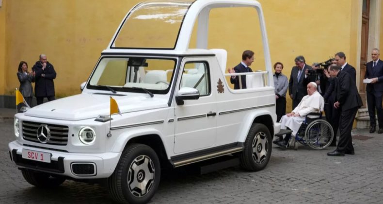 Papa Francis’in Aracı Artık Filistinli Çocukların Hizmetinde