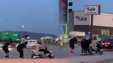 Patenli Gençlerden Tehlikeli Yolculuk