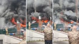Pendik’te 8 Katlı Binada Yangın: İş Yeri Kül Oldu